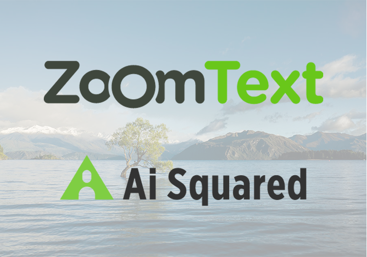Logo di ZoomText di Ai Squared.